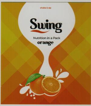 Swing Nutrition in a Pack orange (and logo) trademark logo
