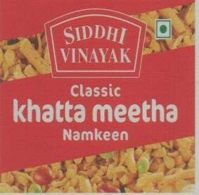 SIDDHI VINAYAK KHATTA MEETHA (and logo) trademark logo