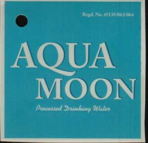 AQUA MOON (and logo) trademark logo