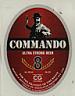 COMMANDO ULTRA STRONG BEER (and logo) trademark logo