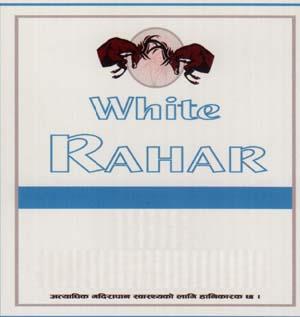 WHITE RAHAR (and logo) trademark logo