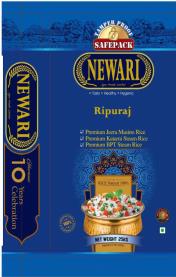 NEWARI RIPURAJ (and logo) trademark logo
