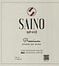 SAINO SPARKLING WINE (and logo) trademark logo
