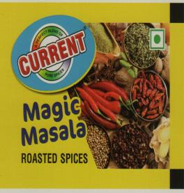 CURRENT MAGIC MASALA (and logo) trademark logo