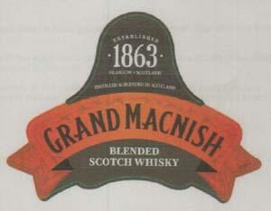 1863 GRAND MACNISH (and logo) trademark logo