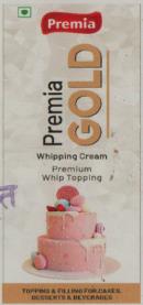 PREMIA GOLD (and logo) trademark logo