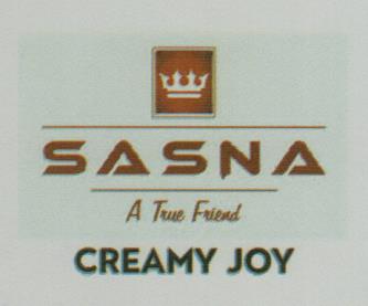 SASNA CREAMY JOY (and logo) trademark logo