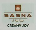 SASNA CREAMY JOY (and logo) trademark logo