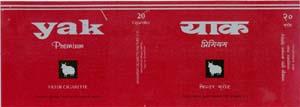 YAK PREMIUM FILTER (and logo) trademark logo