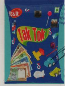 R&R TAK TOK (and logo) trademark logo