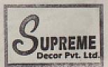 Supreme Decor Pvt. Ltd. (and logo) trademark logo