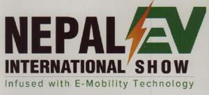 NEPAL EV INTERNATIONAL SHOW (and logo) trademark logo