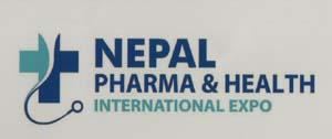NEPAL PHARMA & HEALTH INTERNATIONAL EXPO (and logo) trademark logo