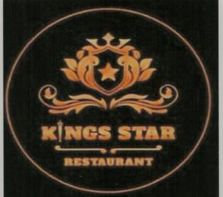 KINGS STAR RESTAURANT (and logo) trademark logo