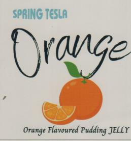 SPRING TESLA ORANGE (and logo) trademark logo
