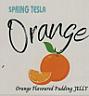 SPRING TESLA ORANGE (and logo) trademark logo