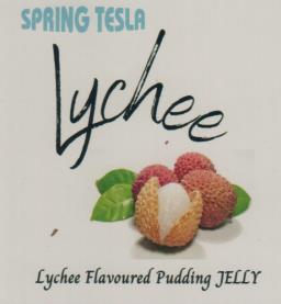 SPRING TESLA LYCHEE (and logo) trademark logo