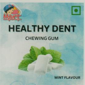 HEALTHY DENT CHEWING GUM (and logo) trademark logo