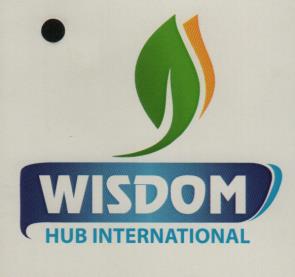 WISDOM HUB INTERNATIONAL (and logo) trademark logo