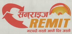 SUNRISE REMIT (and logo) trademark logo