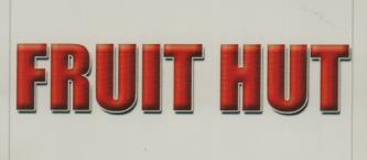 FRUIT HUT (and logo) trademark logo