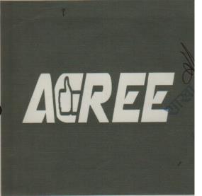 AGREE (and logo) trademark logo