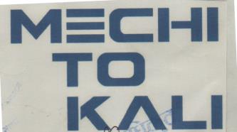 MECHI TO KALI (and logo) trademark logo