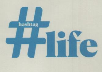 hashtag Life (and logo) trademark logo