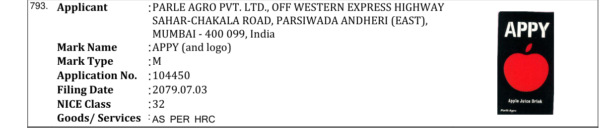 Original bulletin entry for APPY (and logo)