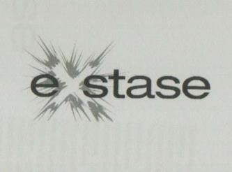 EXSTASE (and logo) trademark logo