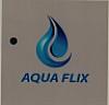 AQUA FLIX (and logo) trademark logo