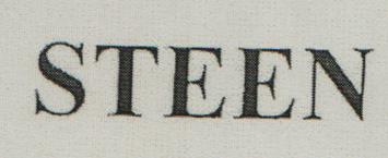 STEEN (and logo) trademark logo