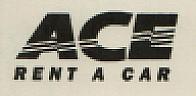 ACE RENT A CAR (and logo) trademark logo