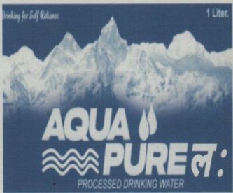 AQUA PURE LA (and logo) trademark logo