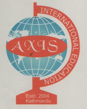 AXIS INTERNATIONAL EDUCATION (and logo) trademark logo