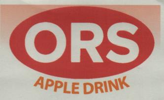 ORS APPLE DRINK (and logo) trademark logo