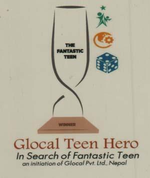 GLOCAL TEEN HERO (and logo) trademark logo
