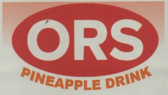 ORS PINEAPPLE DRINK (and logo) trademark logo