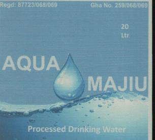 AQUA MAJIU (and logo) trademark logo