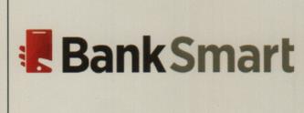 BANK SMART (and logo) trademark logo