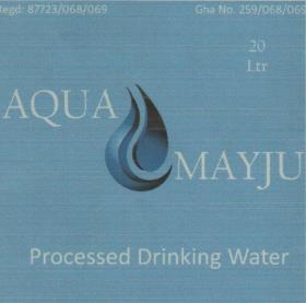 AQUA MAYJU (and logo) trademark logo