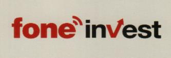 FONE INVEST (and logo) trademark logo