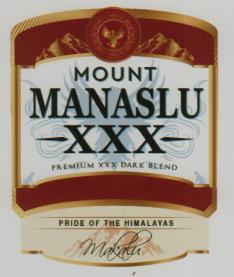 MOUNT MANASLU XXX (and logo) trademark logo