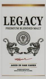 LEGACY PREMIUM BLENDED MALT (and logo) trademark logo