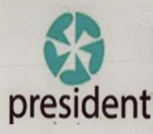 PRESIDENT (and logo) trademark logo