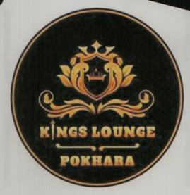 KINGS LOUNGE POKHARA (and logo) trademark logo