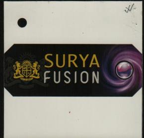 SURYA FUSION (and logo) trademark logo
