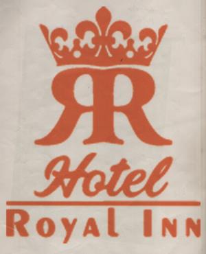 HOTEL ROYAL INN (and logo) trademark logo
