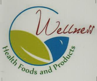WELLNESS HEALTH FOODS AND PRODUCTS (and logo) trademark logo