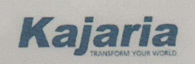 KAJARIA TRANSFORM YOUR WORLD (and logo) trademark logo